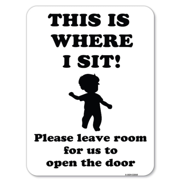 Safety Sign, 18 in Height, Aluminum, 24 in Length, 22810